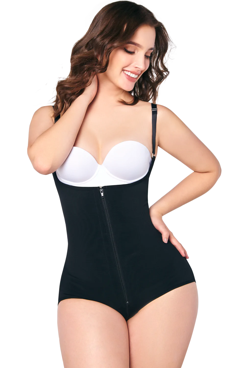 Panty Body Shaper With Covered Back And Zipper - Image 4