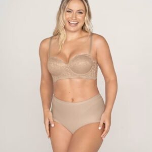 High-Waisted Stretch Cotton Shaper Panty