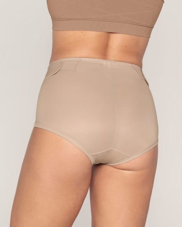 Firm Compression Postpartum Panty with Adjustable Belly Wrap - Image 4