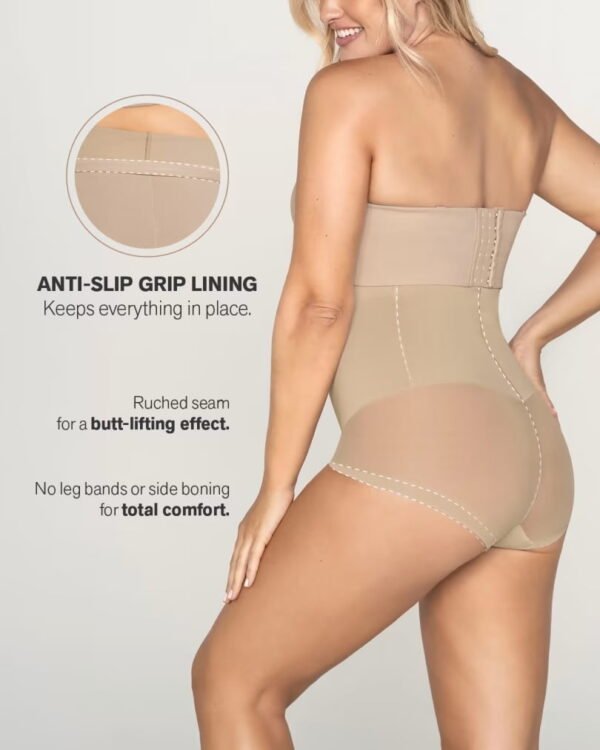 Extra High-Waisted Sheer Bottom Sculpting Shaper Panty - Image 3
