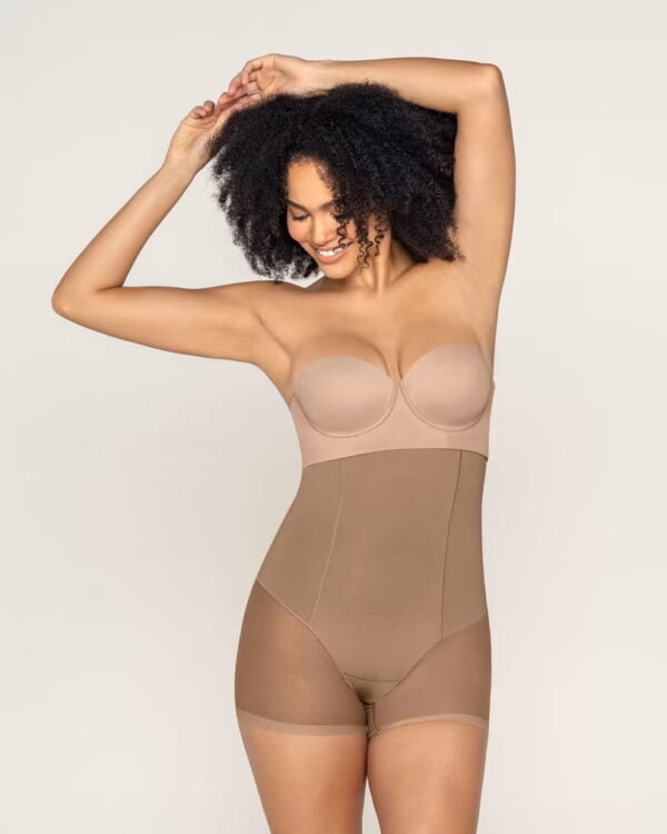 Firm Compression High-Waisted Sheer Short Shaper