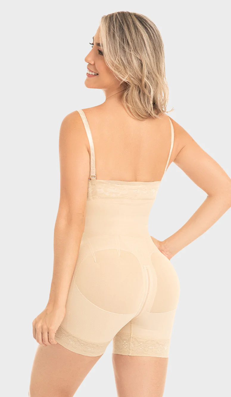Short shaping girdle with diagonal closure Ref. F0766 - Image 2