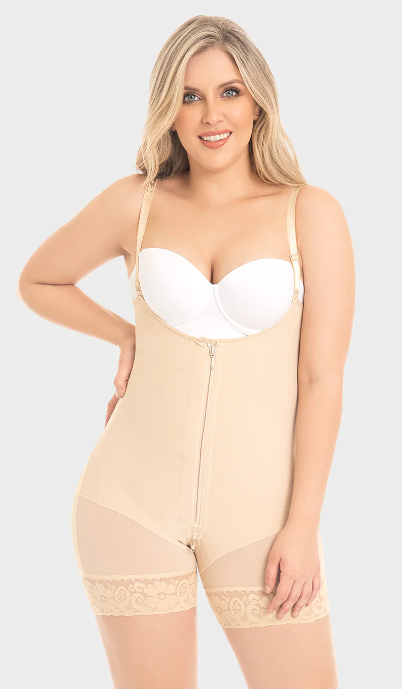 Short shaping girdle with front closure F0768 - Image 4